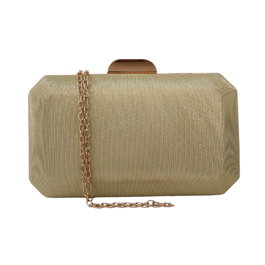 Bolsa Clutch Festa Dourada