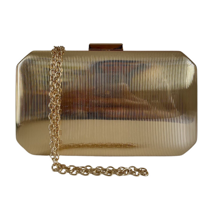 Bolsa de Festa Clutch Dourada Metalizada - ReUse