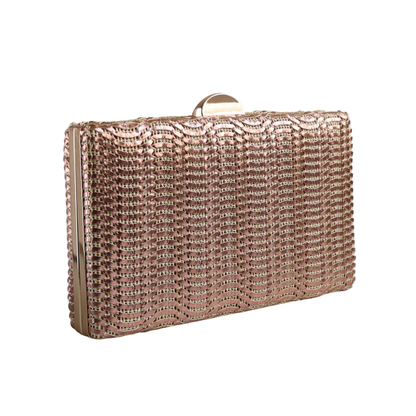Bolsa de Festa Clutch Champagne