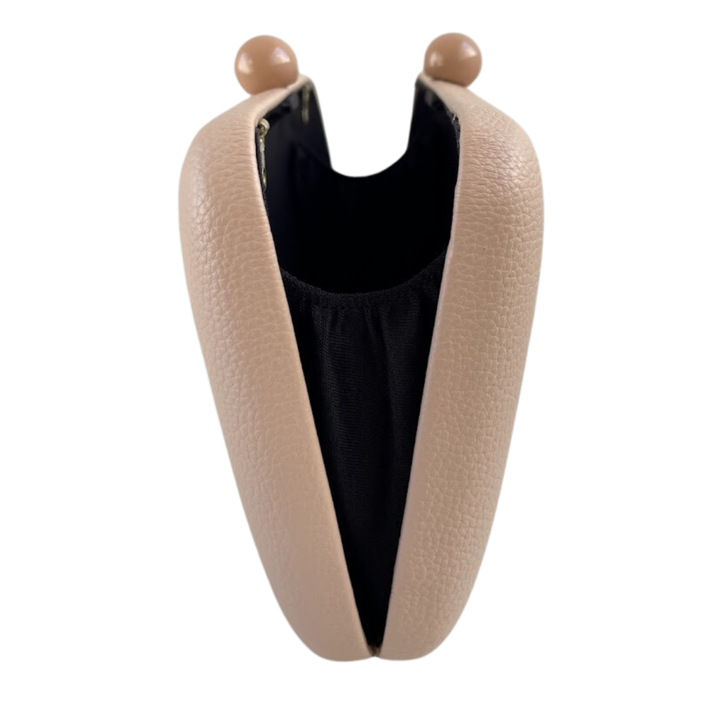 Bolsa Clutch Festa Vinil Nude - ReUse