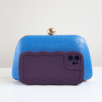 Bolsa Clutch Festa Azul