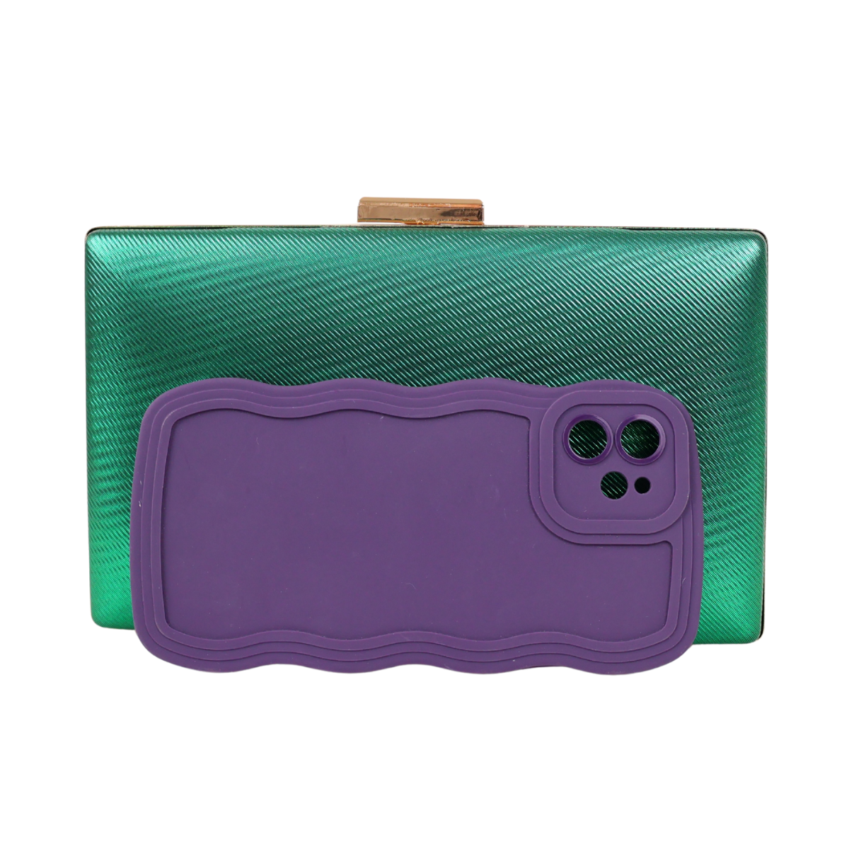 Bolsa Clutch Festa Verde