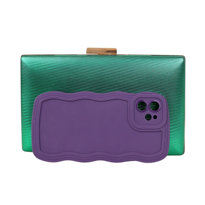 Bolsa Clutch Festa Verde