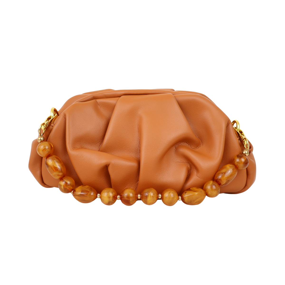 Bolsa Festa Pouch Courvin Marrom Caramelo