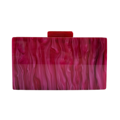 Bolsa de Festa Clutch Acrílico Fúcsia