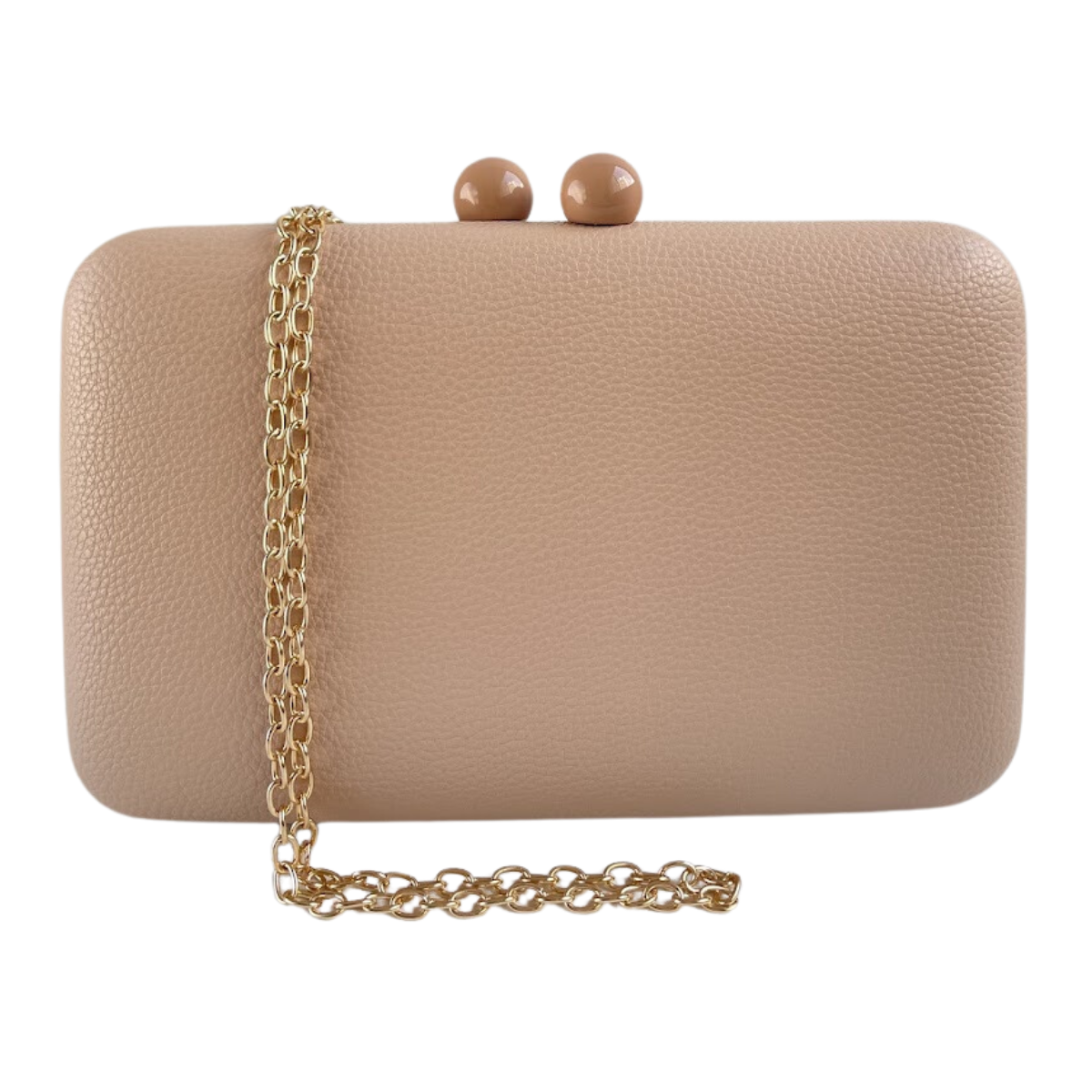 Bolsa Clutch Festa Vinil Nude - ReUse
