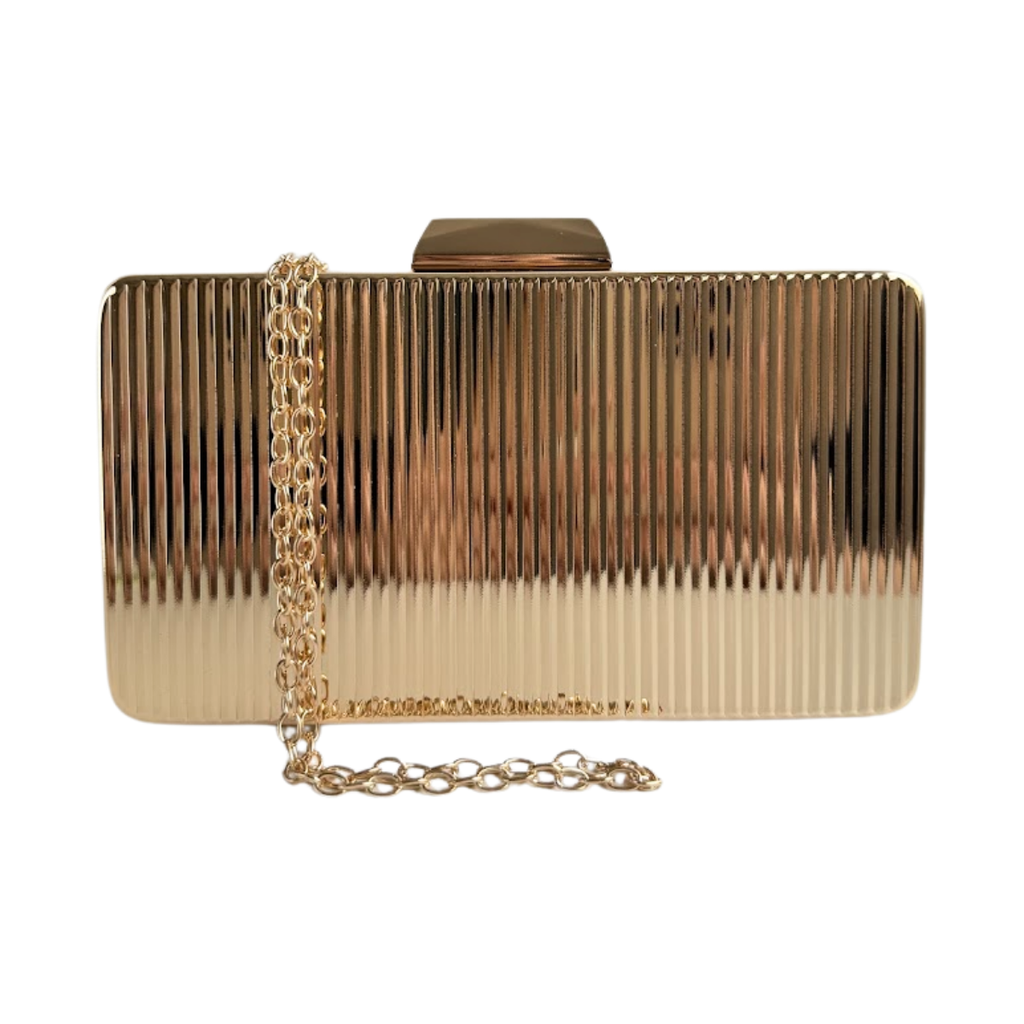 Bolsa de Festa Clutch Dourada Metalizada - ReUse