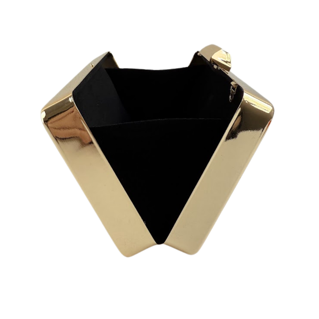 Bolsa de Festa Clutch Dourada Metalizada - ReUse