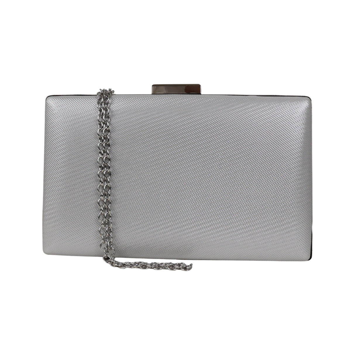Bolsa Clutch Festa Prateada