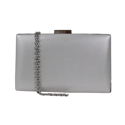 Bolsa Clutch Festa Prateada
