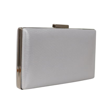 Bolsa Clutch Festa Prateada