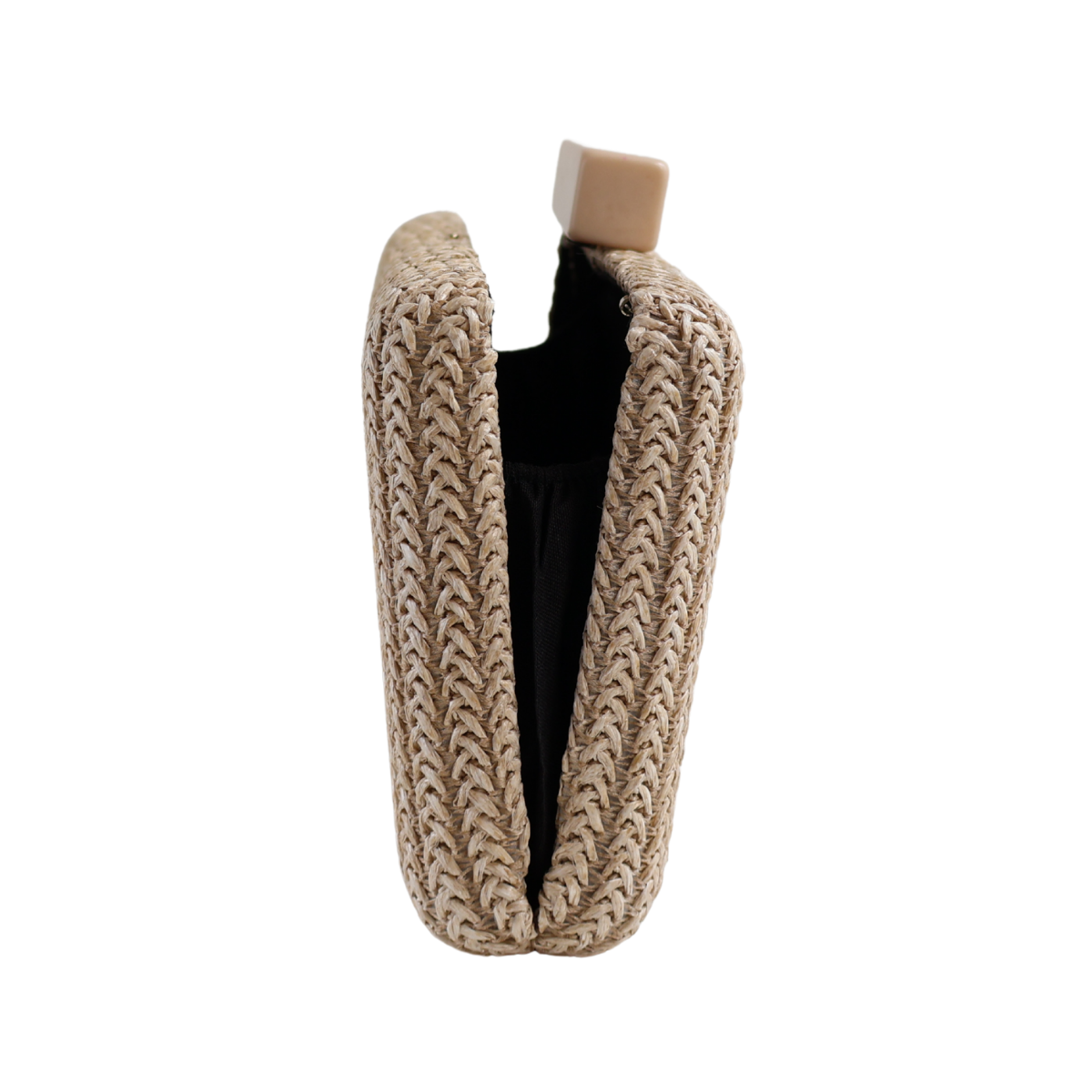 Bolsa Clutch Festa Palha Bege