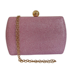 Bolsa de Festa Clutch Brilho Rosa Bebê - ReUse