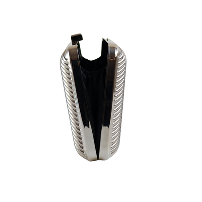 Bolsa de Festa Clutch Metalizada Prateada