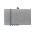 Bolsa Clutch Festa Prateada