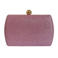 Bolsa de Festa Clutch Brilho Rosa Bebê - ReUse