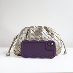 Bolsa Festa Pouch Courvin Prata Velho