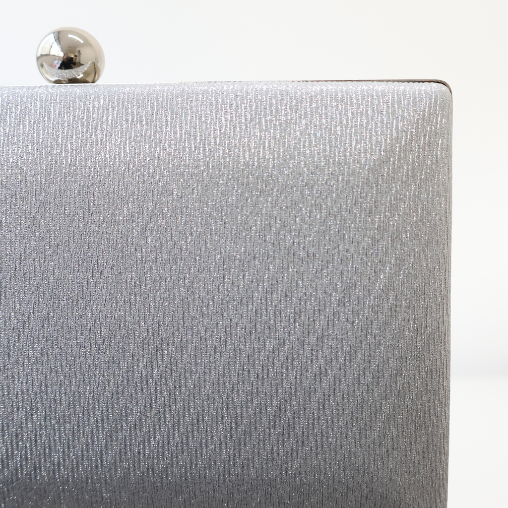Bolsa Clutch Festa Prateada
