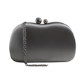Bolsa Festa Clutch Tecido Acetinado Prata