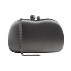 Bolsa Festa Clutch Tecido Acetinado Prata