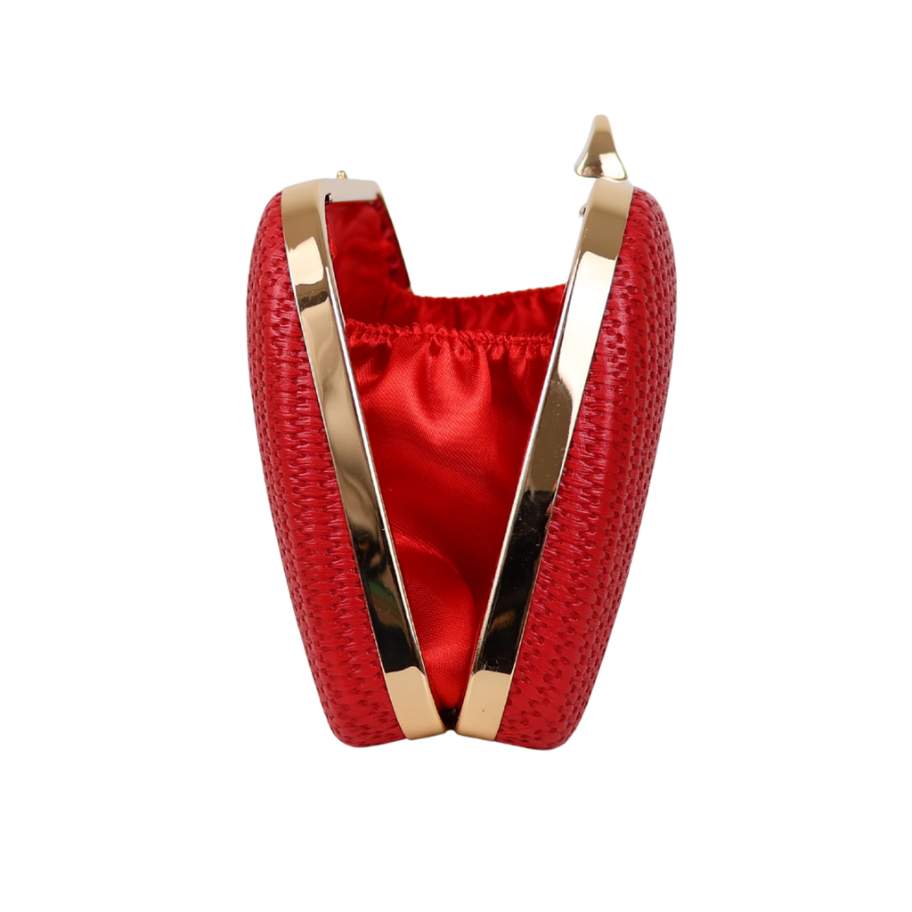Bolsa de Festa Clutch Vermelha
