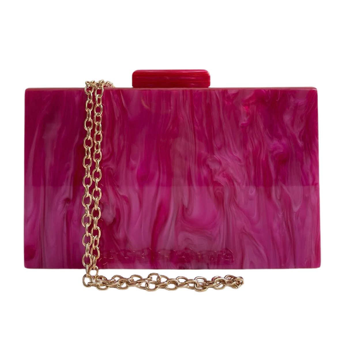 Bolsa de Festa Clutch Acrílico Rosa