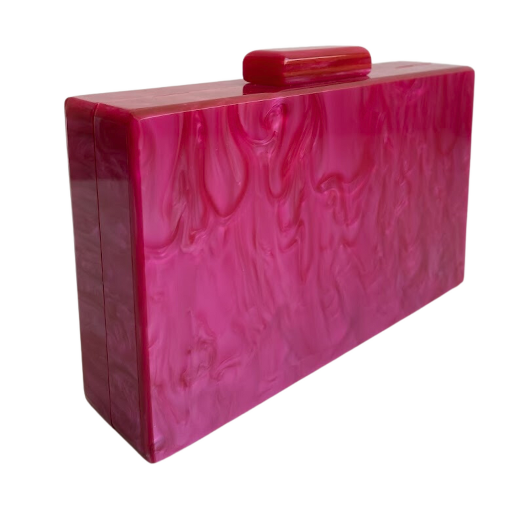 Bolsa de Festa Clutch Acrílico Rosa