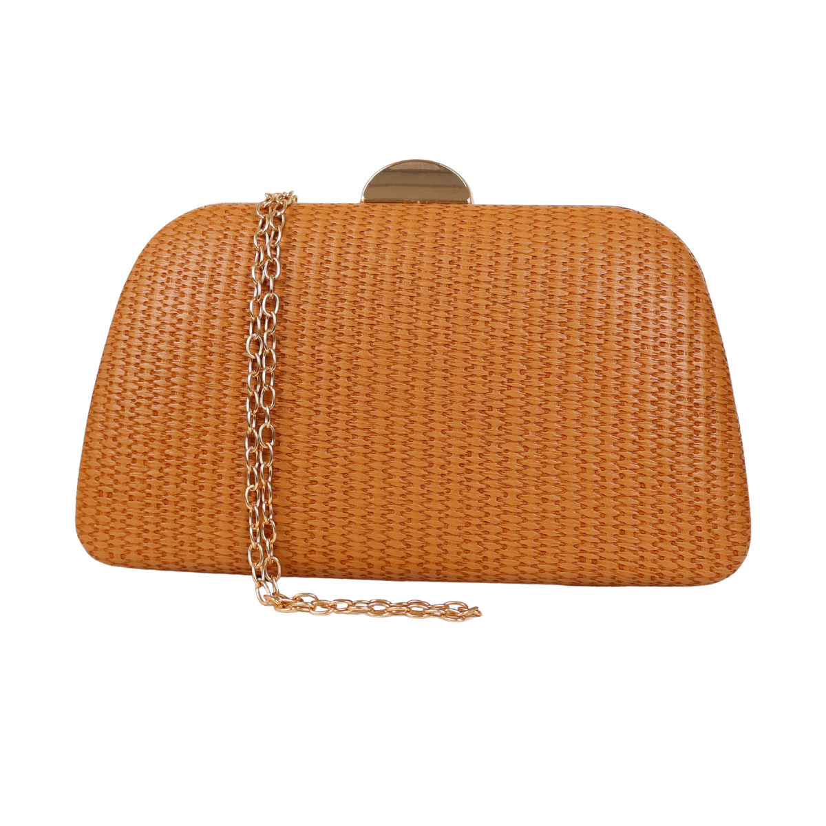 Bolsa Clutch Festa Caramelo