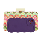 Bolsa de Festa Clutch Palha Colorida