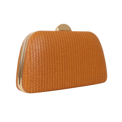 Bolsa Clutch Festa Caramelo