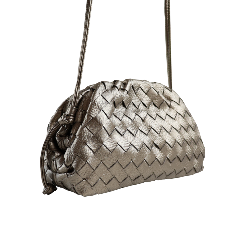 Bolsa Festa Pouch Courvin Prata Velho