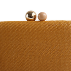 Bolsa Clutch Festa Palha Amarelo Mostarda