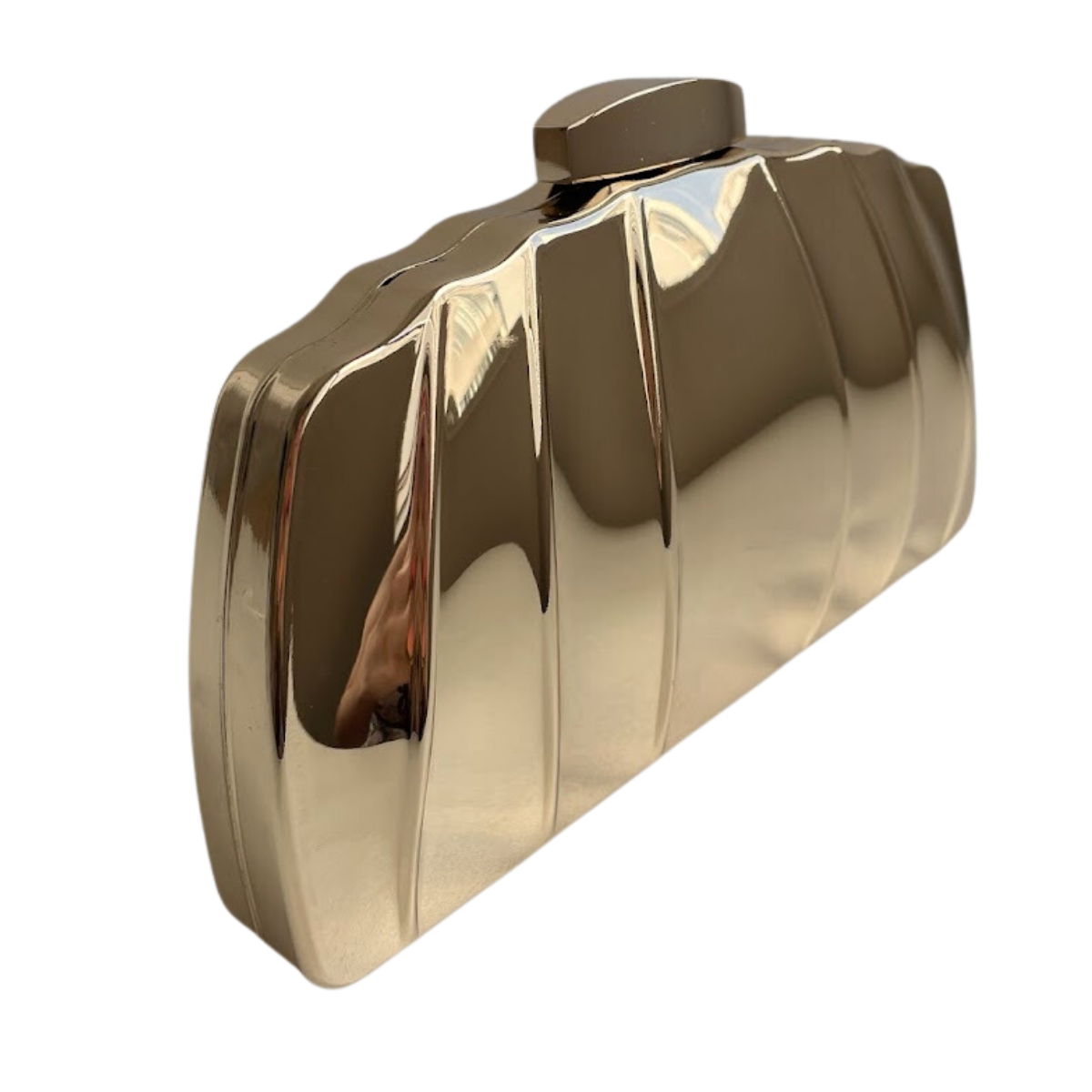 Bolsa de Festa Clutch Dourada Metalizada - ReUse