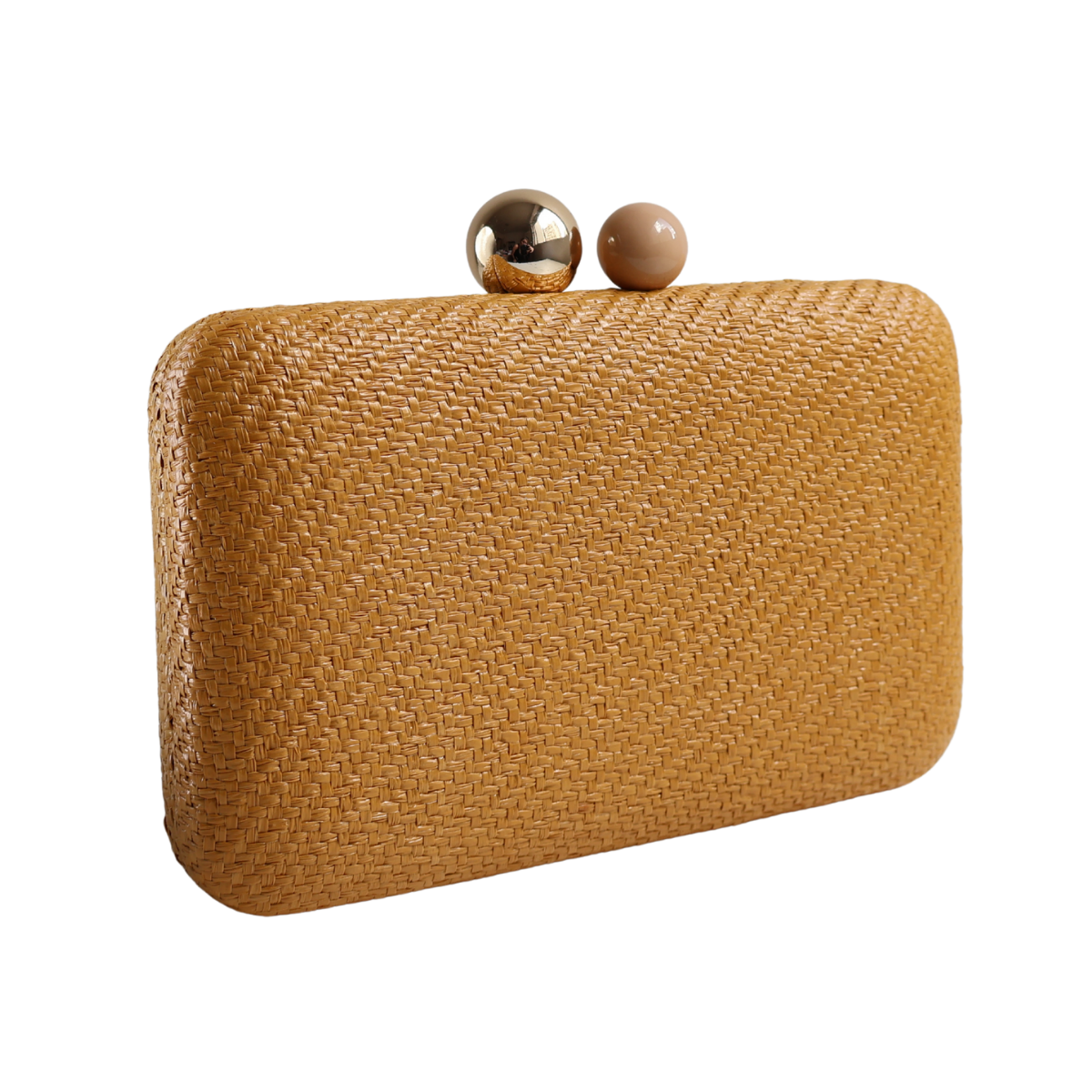 Bolsa Clutch Festa Palha Amarelo Mostarda