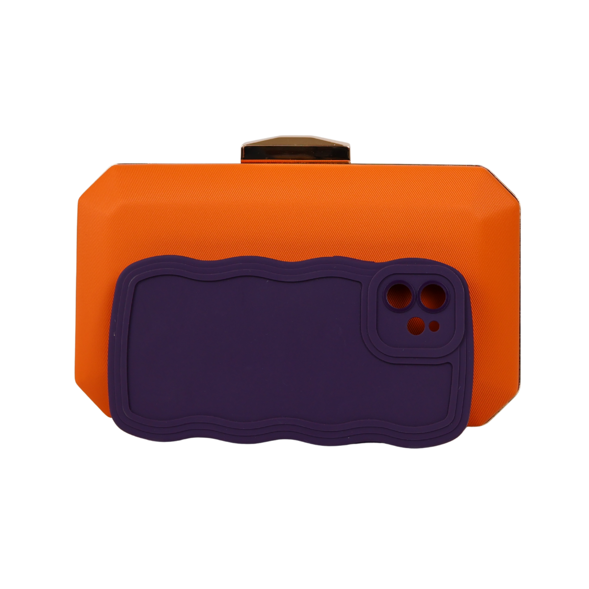 Bolsa de Festa Clutch Laranja