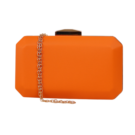 Bolsa de Festa Clutch Laranja