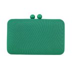Bolsa Clutch Festa Tecido Verde