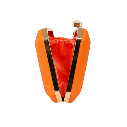 Bolsa de Festa Clutch Laranja