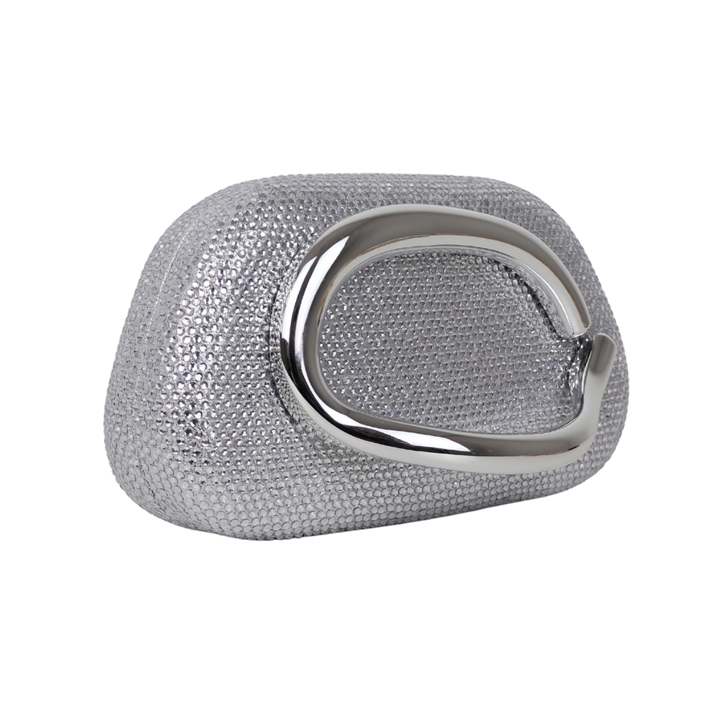 Bolsa Festa Clutch Strass Prata - ReUse