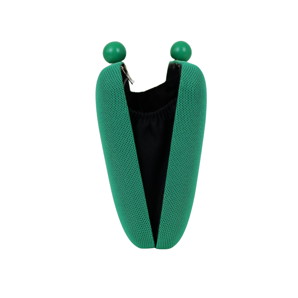 Bolsa Clutch Festa Tecido Verde