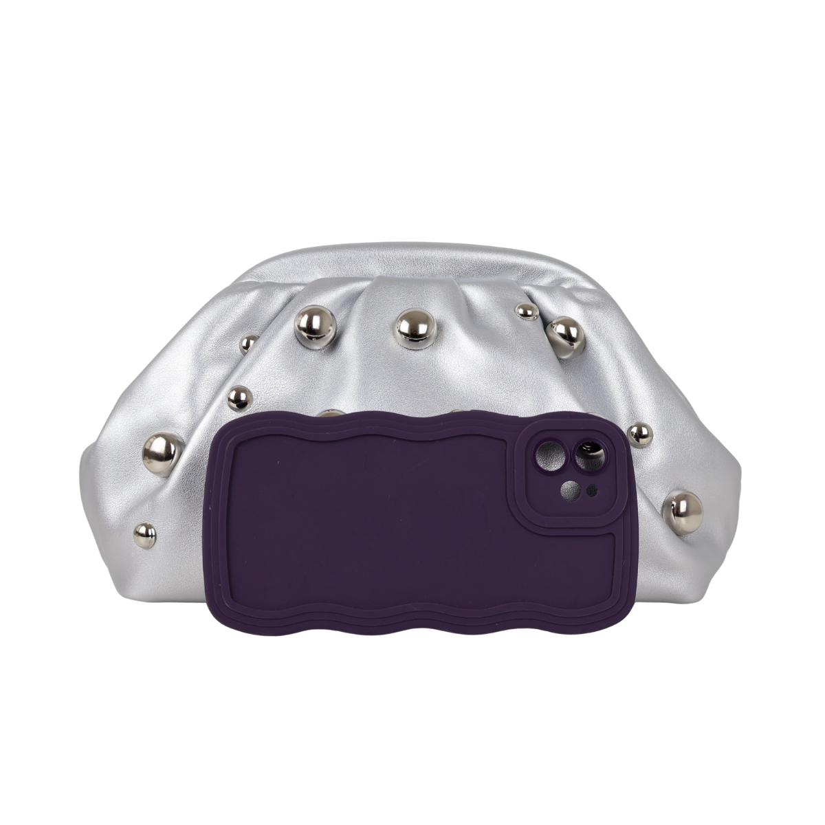 Bolsa de Festa Pouch Courvin Prata