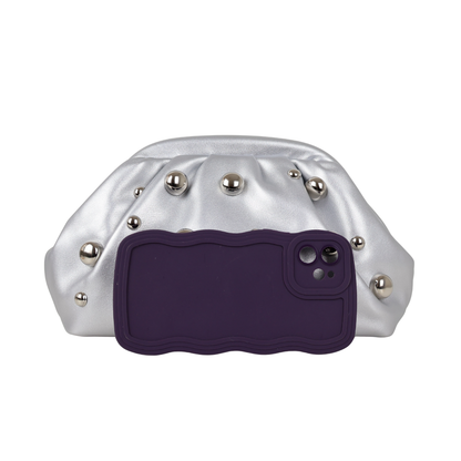 Bolsa de Festa Pouch Courvin Prata