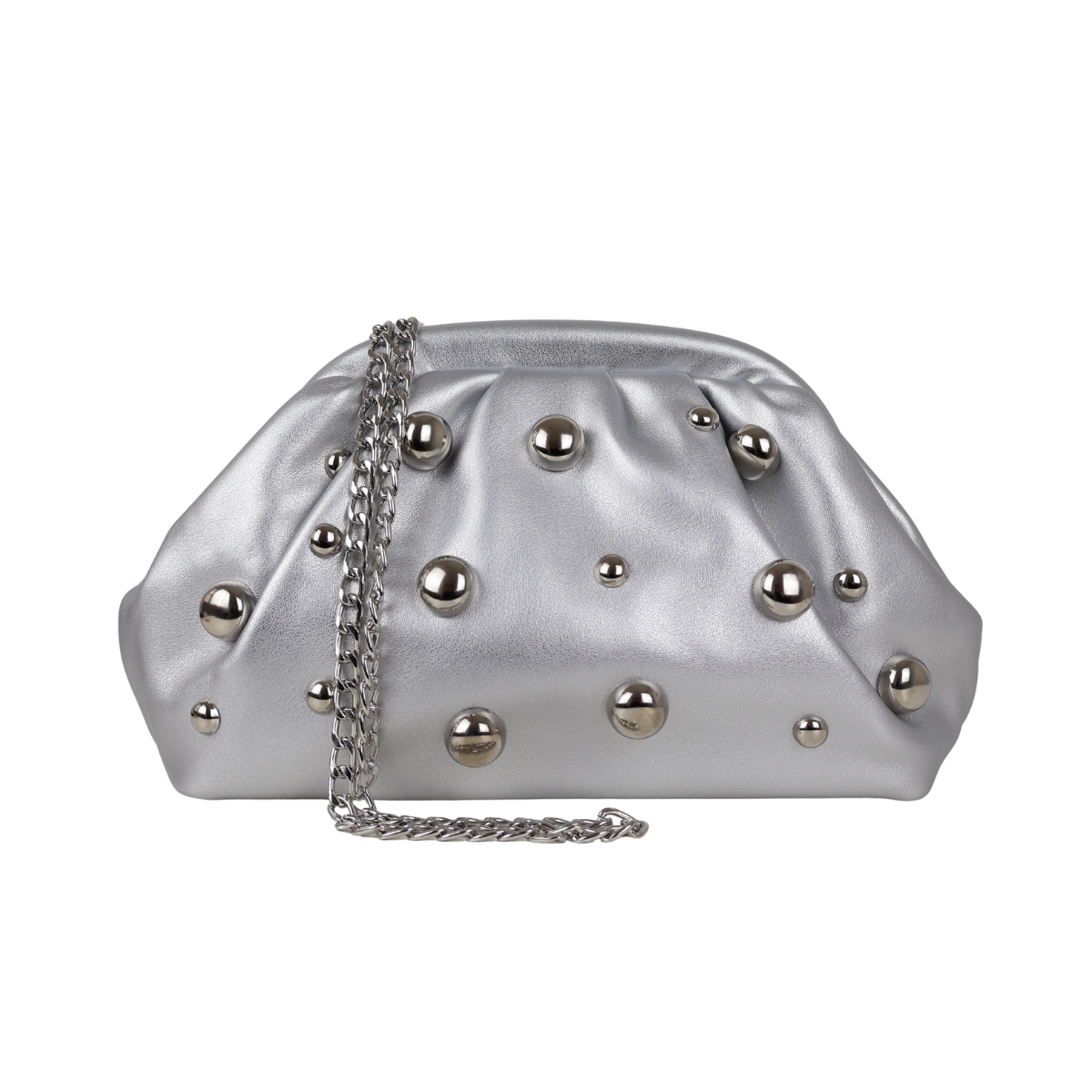 Bolsa de Festa Pouch Courvin Prata