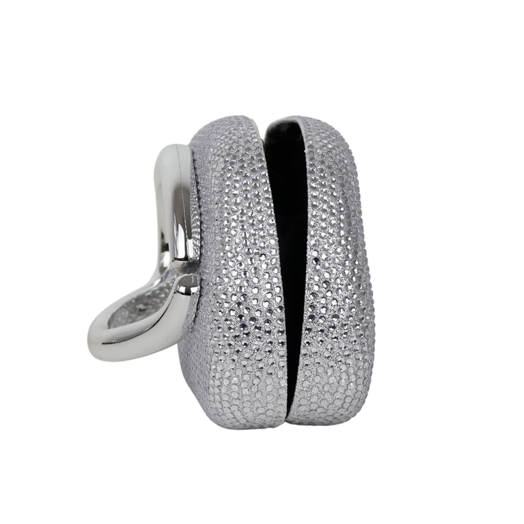 Bolsa Festa Clutch Strass Prata - ReUse