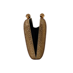 Bolsa Festa Clutch Pedraria Strass Dourada