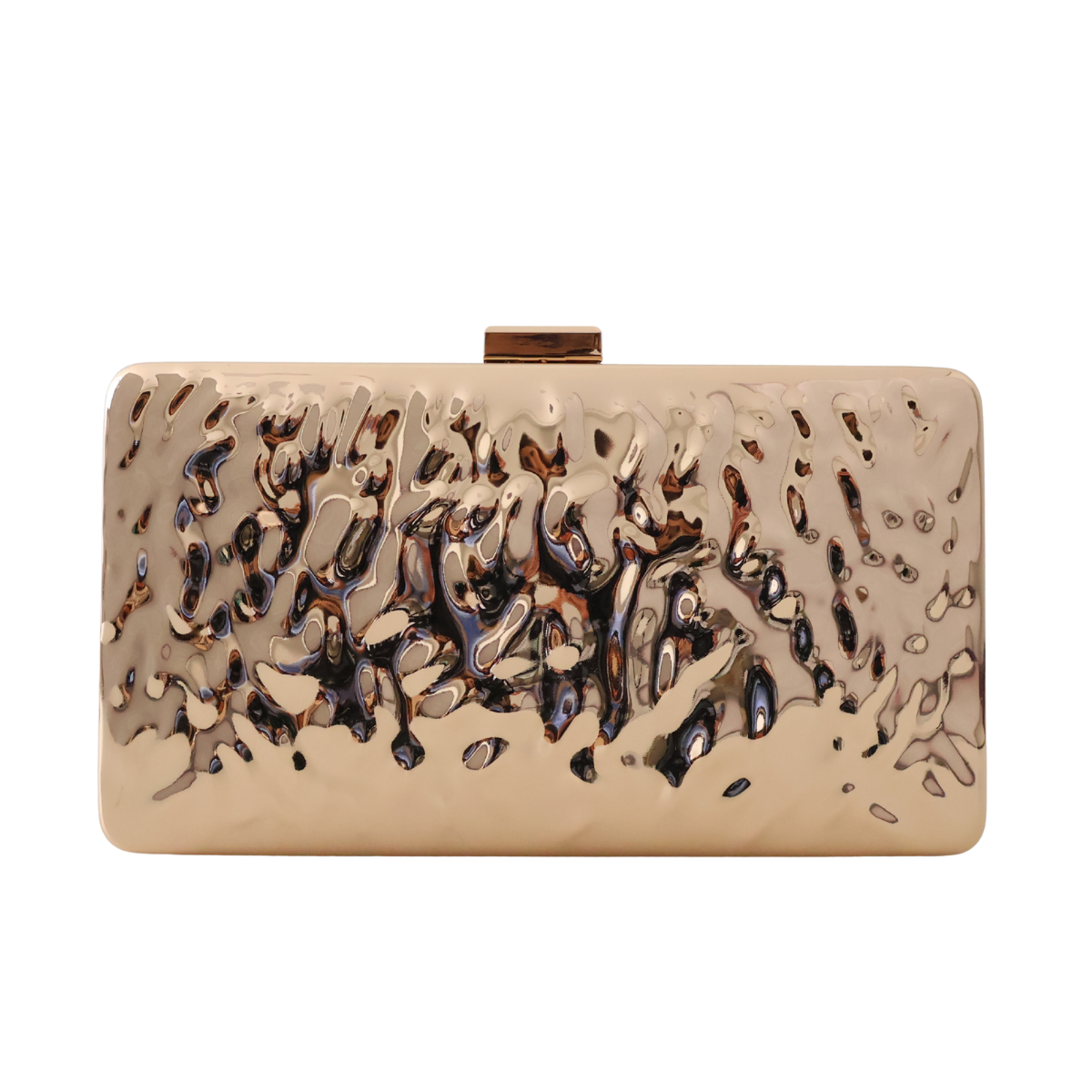Bolsa de Festa Clutch Metalizada Dourada