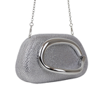 Bolsa Festa Clutch Strass Prata - ReUse