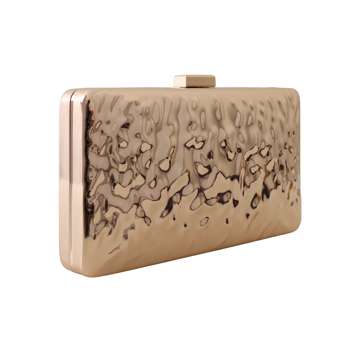 Bolsa de Festa Clutch Metalizada Dourada