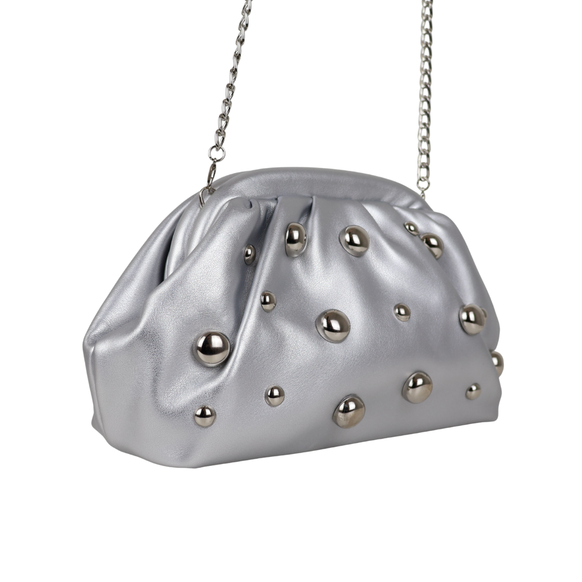 Bolsa de Festa Pouch Courvin Prata