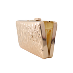 Bolsa de Festa Clutch Metalizada Dourada